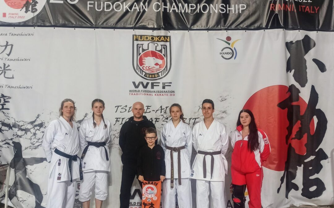 26 Mistrzostwa Europy Karate Fudokan, 20-23.10.2022r. Rimini (Włochy)